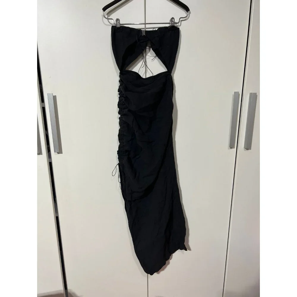 NEW Size 1 / S Natalie Rolt Aston Dress in Black REVOLVE MSRP $502 - Picture 5 of 6